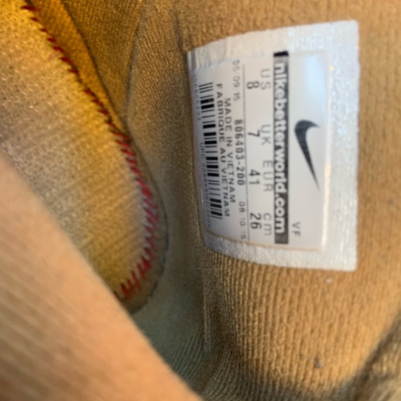 Nike Vintage Nubuck Hightop 8M - Picture 6 of 9